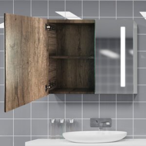 Estrutura de Madeira com Espelho