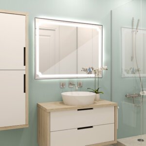 espelho quadrado de parede