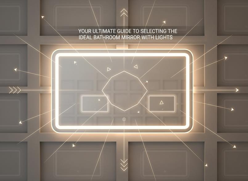 조명이 있는 욕실 거울