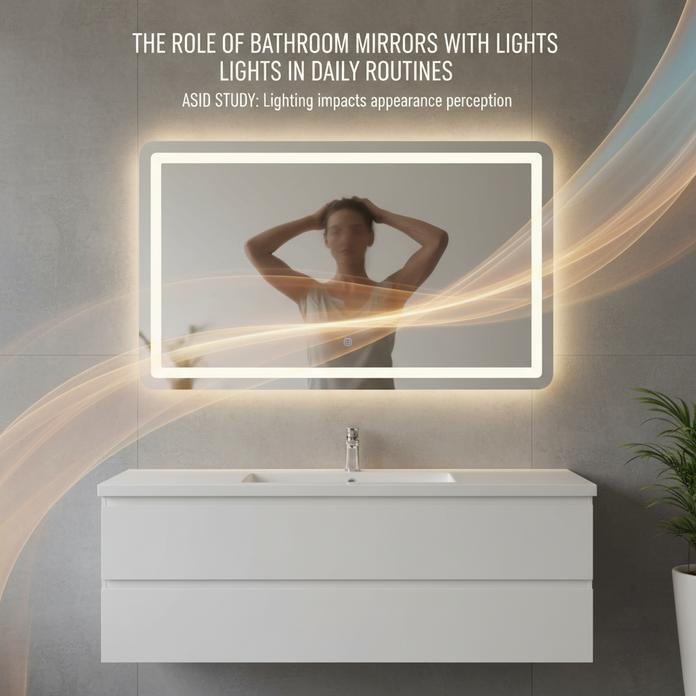 bathroom mirror with lights