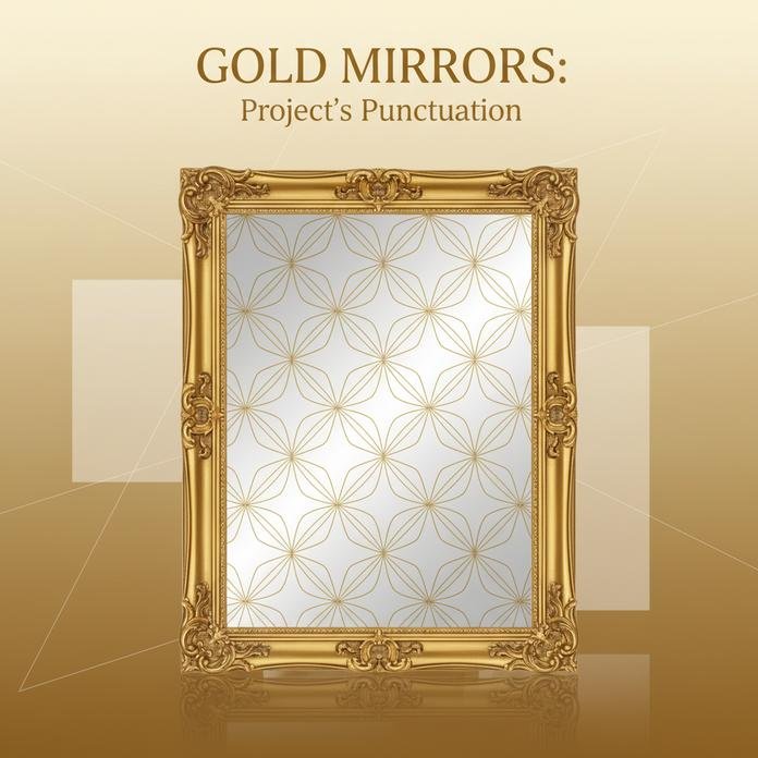 gold bathroom mirror