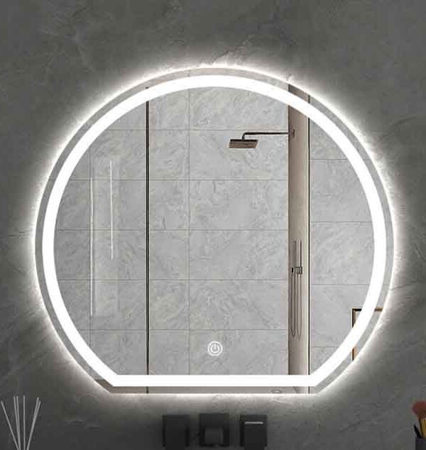 miroir LED 3 (2) miroir de salle de bain sans cadre