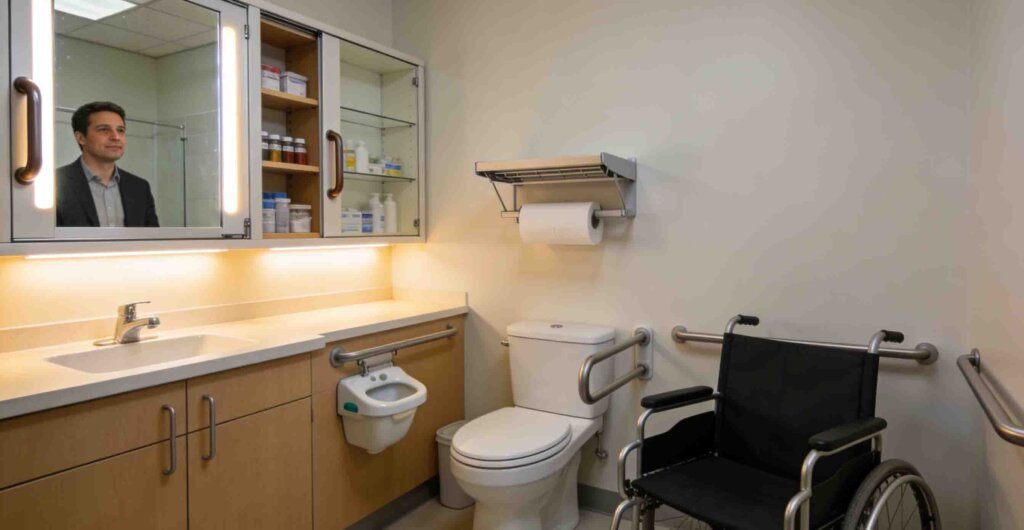 how to replace a medicine cabinet mirror