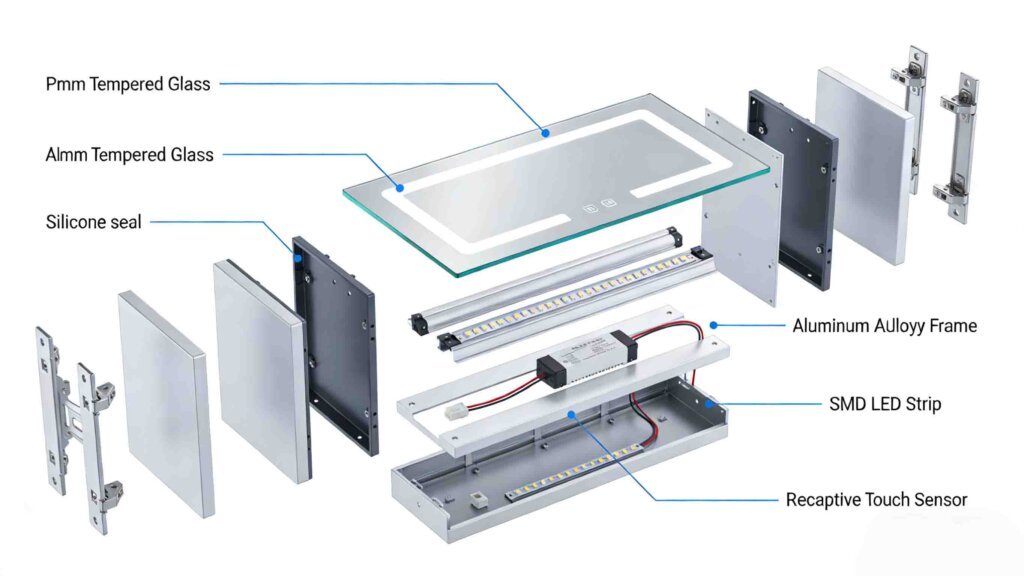 medicine cabinets with lighting