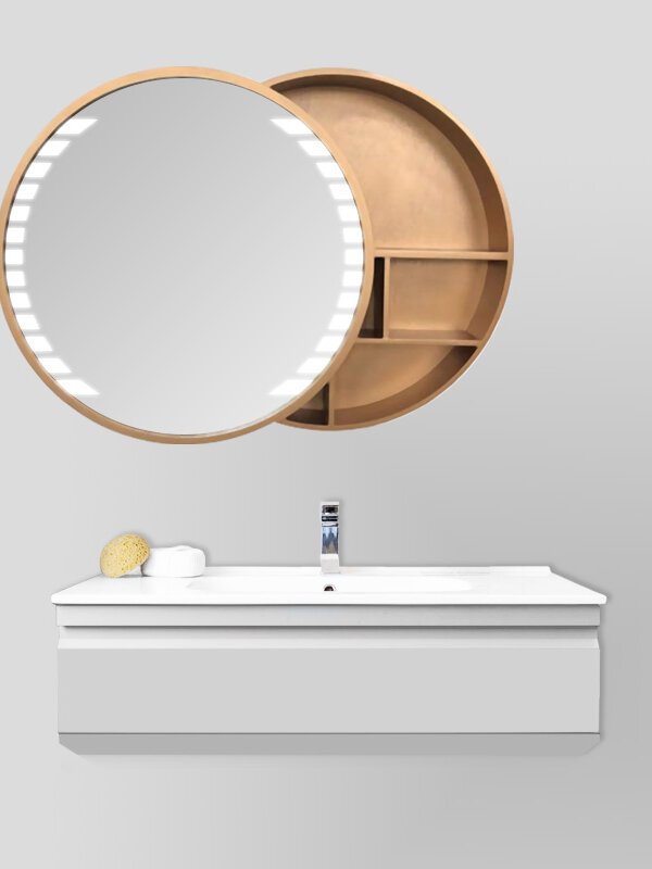 armoire à pharmacie ronde