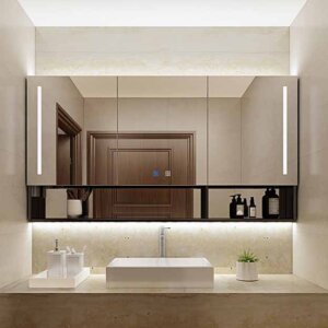 armadietti medicine con specchi