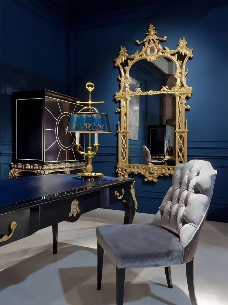 miroir baroque doré