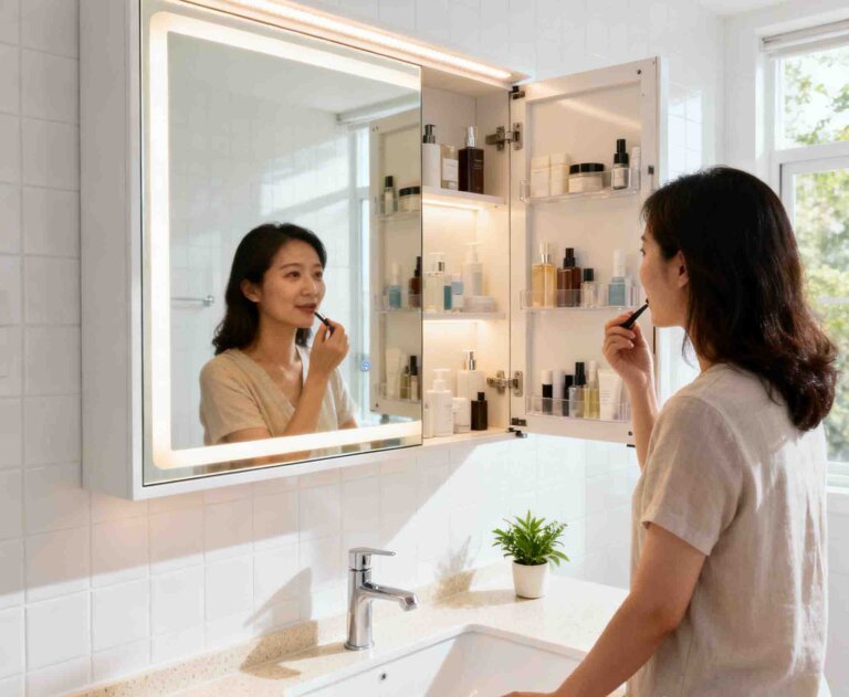 medicine cabinets with lighting