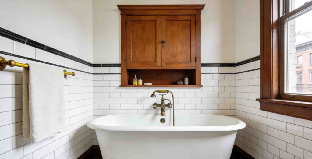 خزانة أدوية خشبية