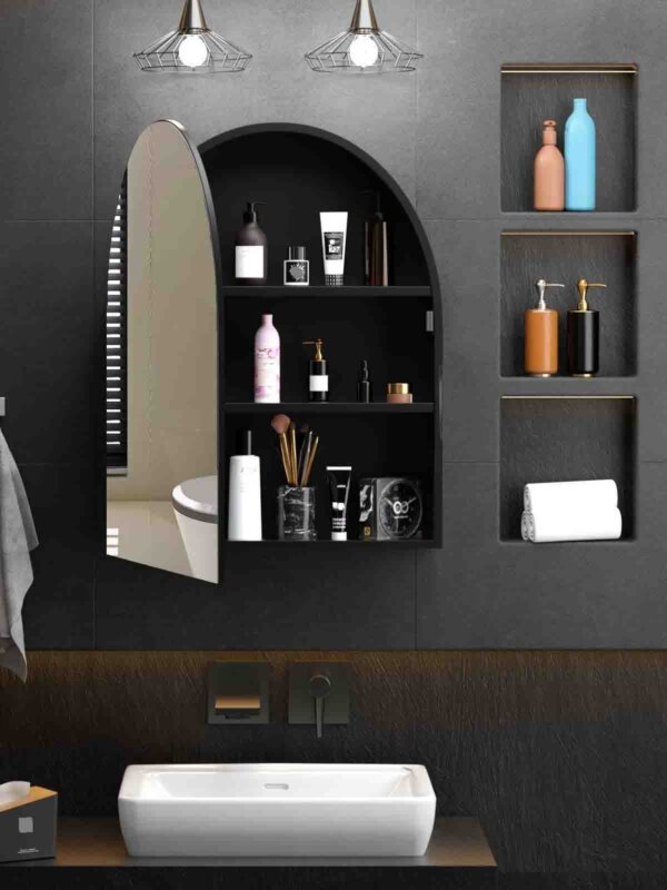 Cabinet de rasage (1) framed mirror medicine cabinet