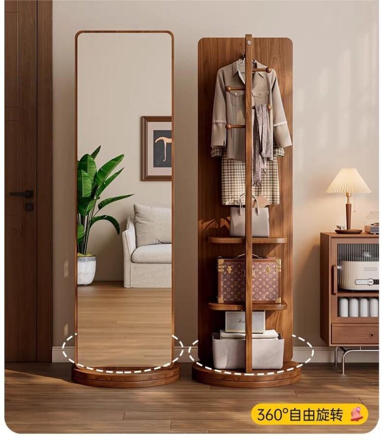fournisseur de miroirs en bois plein longueur
