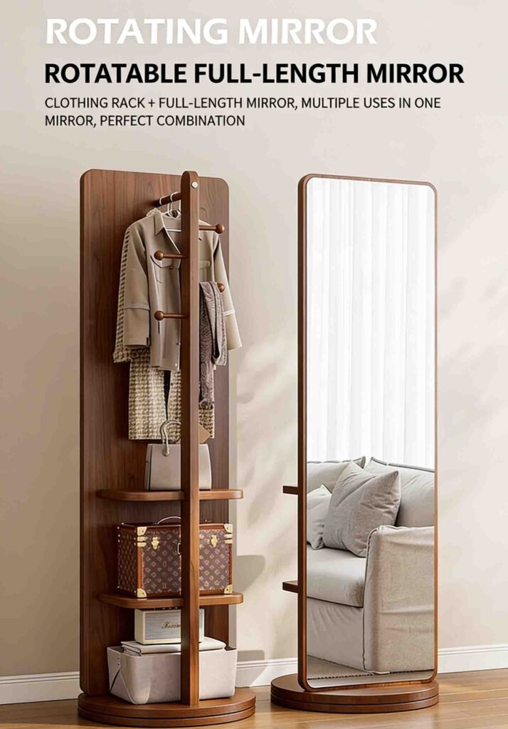 espelhos de madeira de full length